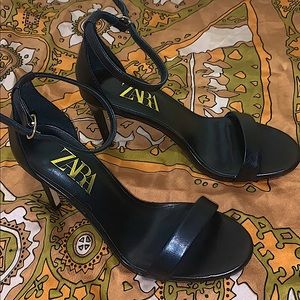 Zara ankle strap heels